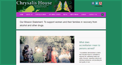 Desktop Screenshot of chrysalishouse.org