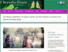 Tablet Screenshot of chrysalishouse.org